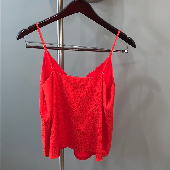 Socialite red leopard scalloped cami NWOT - Picture 5 of 7